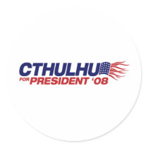 Cthulhu pour le Président Sticker autocollants