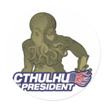 Cthulhu pour le Président Sticker autocollants