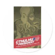 Cthulhu pour le Président Sticker autocollants