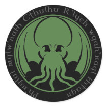 Cthulhu Round Sticker