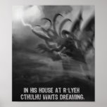 Cthulhu Waits Dreaming Posters