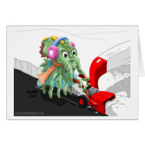 Cthulu Snow Blower Cards