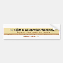 CTOMC Conference Bumper Sticker