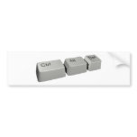 Ctrl Alt Del Adhésif Pour Voiture