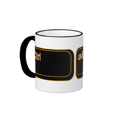 Ctrl Alt Del Coffee Mugs by iconografer