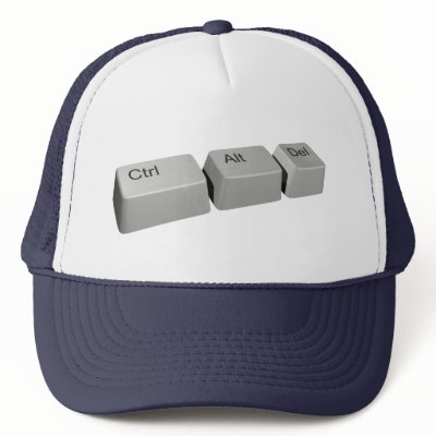 Ctrl Alt Del Casquettes by shkyo30