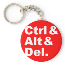 Ctrl & Alt & Del Keychain