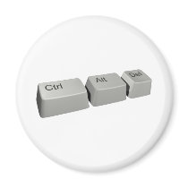 Ctrl Alt Del Aimants Pour Réfrigérateur