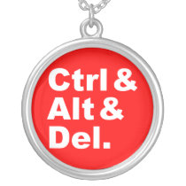 Ctrl & Alt & Del Necklace