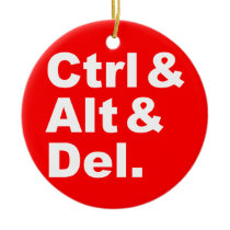 Ctrl & Alt & Del Ornament