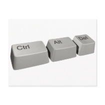 Ctrl Alt Del Cartes Postales