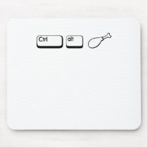 Ctrl Atl Chicken Mouse Pad