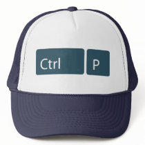 Ctrl P (Print) Trucker Hat