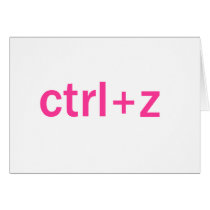 ctrl + z greeting cards