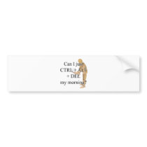 CtrlDelete Bumper Sticker