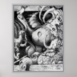 CTULHU MONUMENT detail 2 Posters