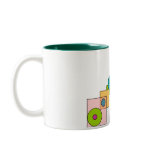 Cuadros griseados coffee mugs