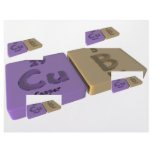 Cub as Cu Copper and B Boron Letterhead Template