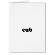 CUB GREETING CARDS