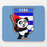 Cuba Baseball Panda Mouse Pad