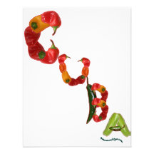 Cuba Chili Peppers Custom Invites