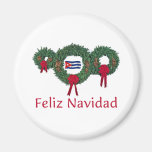 Cuba Christmas 2 Fridge Magnet