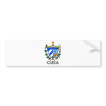 Cuba Coat of Arms Bumper Stickers