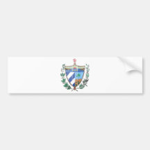 Cuba Coat Of Arms Bumper Sticker