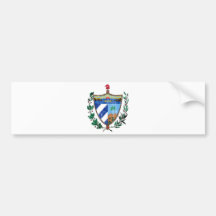 Cuba Coat Of Arms Bumper Sticker