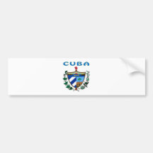Cuba Coat Of Arms Bumper Stickers