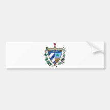 Cuba Coat Of Arms Bumper Stickers