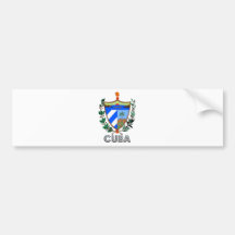 Cuba Coat of Arms Bumper Stickers