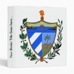 Cuba Coat of Arms detail Vinyl Binder