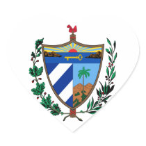 cuba coat of arms stickers
