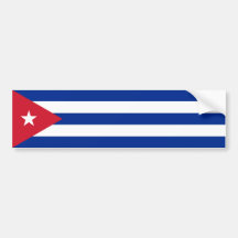 Cuba/Cuban Flag Bumper Stickers