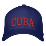 Cuba embroidered hats