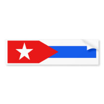 Cuba Flag Bumper Sticker