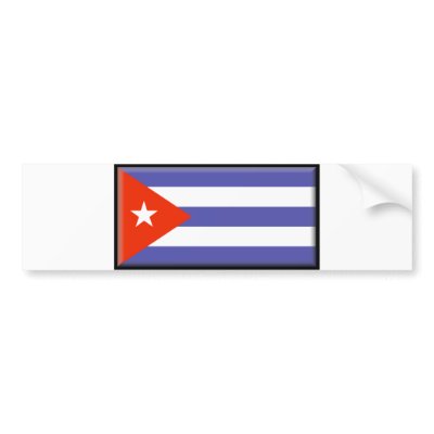 Cuba Flag Bumper Stickers by jacinto888