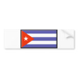 Cuba Flag bumper stickers