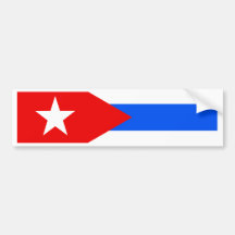 Cuba Flag Bumper Sticker