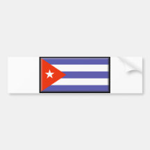 Cuba Flag Bumper Stickers