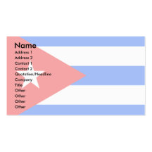 Cuba Flag Business Card