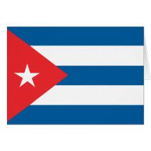 Cuba Flag Card