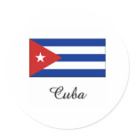 Cuba Flag Design Stickers