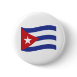 cuba flag illustration button