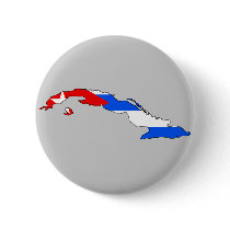 Cuba flag map button