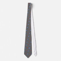 Cuba flag map neck tie