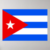 Cuba Flag Print