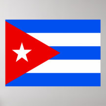 Cuba Flag Print