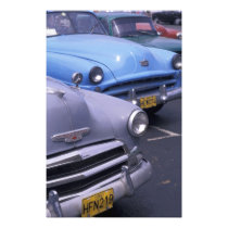 Cuba, Havana. Classic 1950's autos
